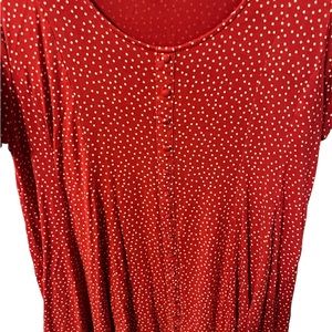 SUPER SOFT BUTTON-FRONT SEAMED TOP TORRID SZ 1